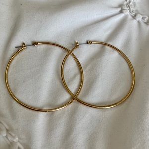 Large Gold Hoops